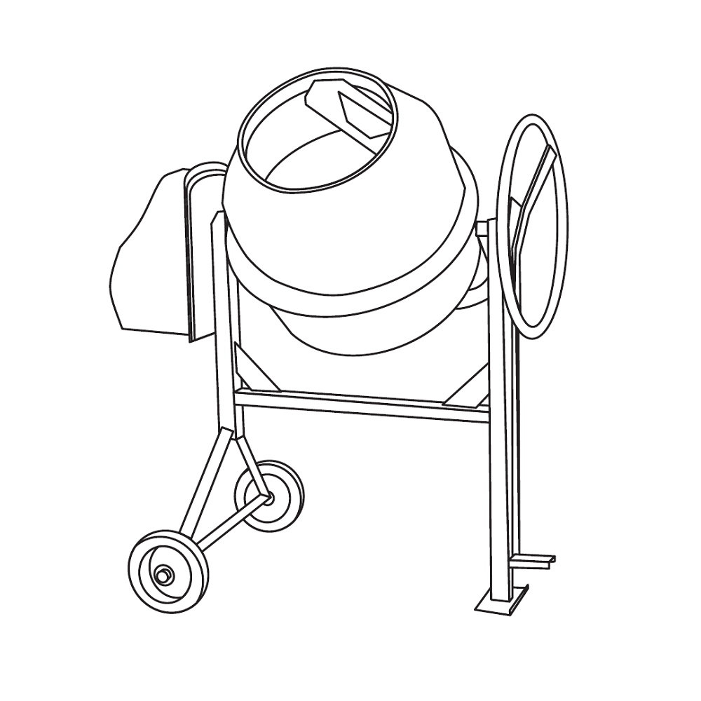 Купить Бетономешалка Кентавр БМ-125-3НН